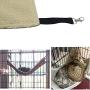 Pelay Cat Hammock, Pet Hanging Comfortable Pet Cage Hammock Bed Soft Plush Hanging for Cat, KittenRabbits, Small Animals, Leopard Print