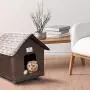 FURHOME COLLECTIVE Heated Cat Houses for Indoor Cats, Elevated, Waterproof and Insulated - A Safe Pet House and Kitty Shelter for Your Cat or Small Dog to Stay Warm & Dry.