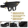 OneTigris Tactical K9 Mesh Harness Power Train with MOLLE Webbing and Leash Clip for Training Hiking Walking (M, Reflective Black)