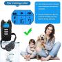 Unique ZONE Dog Training Collar, Waterproof and Remote Range with 3Training Modes Dog Shock Collar Rechargeable and Adjustable Electronic Dog Collar Fast Training Set for Small, Medium and Large Dog