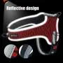 Muttitude No-Pull Training Dog Harness - Front Clip Dog Harness – Brown, Red, Orange, and Black Dog Harness for Dogs 10 to 55 Lbs