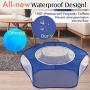 Pawaboo Small Animals Playpen, Breathable & Waterproof Small Pet Cage Tent with Zippered Cover, Portable Outdoor Yard Fence for Kitten/Puppy/Guinea Pig/Rabbits/Hamster/Chinchillas/Hedgehogs/Reptiles