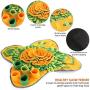 ulovemore qh Snuffle Mat for Dogs, Interactive Dog Toys, Dog Natural Foraging Activity Mat
