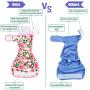 wegreeco Washable Female Dog Diapers (Pack of 3)