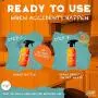 ANGRY ORANGE 24 oz Ready-to-Use Citrus Pet Odor Eliminator Pet Spray - Urine Remover and Carpet Deodorizer for Dogs and Cats