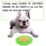 chokeberry Lick Mat for Dogs - 2020 Dog Slow Feeder Mat, Dog Distraction Device Perfect for Dog Calming Treats, Anxiety Relief, Slow Treat Dispensing Mat with Super Suction Cups (Green & Orange)