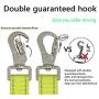 TEAYPET Dog car Seat Belt | Pet Safety Belt for Travel and Daily Use,Equipped with Adjustable,Durable Nylon Harness and Restraint Lockable Swivel Carabiner.Double Safety Guarantee Design