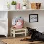 Bone Dry Pet Storage Collection Collapsible Bin, Small Round, Rose