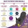Chew King Fetch Balls, Glowing Balls for Dogs, Fits Ball Launcher