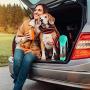 Dog Water Bottle Portable Pet Water Bottle for Walking Dog Water Bottle with Food Storage 4 in 1 Dog Water Bottle for Traveling Hiking with Bowl for Dogs Cats