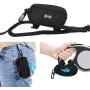 QERNTPEY Dog Treat Pouch for Training Multifunciton Dog Treat Pouch Bag Waterproof Pet Walking Pouch with Poop Waste Bag Dispenser with Hanger Pet Training Bag Easily Carries Pet Toys, Kibble, Treats