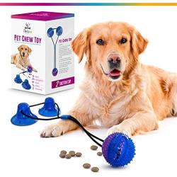 Palomo Market Dog Puzzle Toy - Blue & Purple 2 Sticky Pads, Instructions and Packaging. Attractive Dog Enrichment Toy. Let The Interactive Dog Toy take Care of Your Best Friend