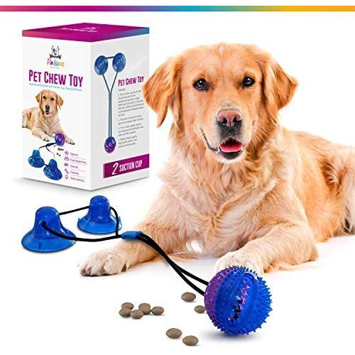 Palomo Market Dog Puzzle Toy - Blue & Purple 2 Sticky Pads, Instructions and Packaging. Attractive Dog Enrichment Toy. Let The Interactive Dog Toy take Care of Your Best Friend