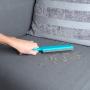 Beldray LA071590EU Plus+ TPR Upholstery Brush | Rubber Bristles Capture Dust and Dirt | Ideal for Homes with Pets | Turquoise/Grey, 25 x 5 x 3 cm