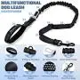 PuppyDoggy Dog Seat Belt Dog Car Seatbelts Adjustable with Padded Handle Dog Standard Leash & 2Pcs Dog Poop Bags Holder (1 Pack)