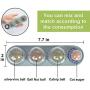 Yeteng Catnip Ball for Cat Licking, Natural Edible Catnip Wall Ball, Catnip Wall Lick Snacks, Catnip Rotatable Licking Treats Toys for Cats Kitten Kitty
