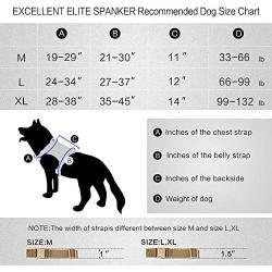 EXCELLENT ELITE SPANKER Tactical Dog Harness Military Dog Harness Working Dog Vest Molle Adjustable Training Vest Patrol K9 Harness Large with Handle