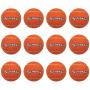 SCIROKKO 12 Pack Dog Squeaky Tennis Balls - Attractive Orange Pet Dog Chew Toys Set for Playing Fetching Training, 2.5 inches