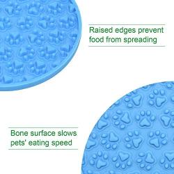 Tink & Coop Dog Lick and Treat pad, Peanut Butter Lick mat for Pet Bathing, Grooming, and Soothing Pets