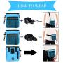 STMK 2 Pack Dog Treat Pouch, Dog Training Treat Pouch with Waist Shoulder Strap, 3 Ways to Wear, Easily Carries Dog Toys, Kibble, Treats, Ideal for Dog Walking, Dog Training, Puppy Training