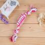 Pet Dog Chew Toy, Sarahair Creative Simulation Cotton Rope Candy Pet Dog Puppy Interactive Play Toy Pet Dog Puppy Funny Sisal Weave Ball Bite-Resistant Molar Teeth Clean Training Toy Gift Supplies Red