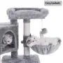 BEWISHOME Multi-Level Cat Tree Condo with Sisal Scratching Posts, Perches, Houses, Hammock and Baskets, Cat Tower Furniture Kitty Activity Center Kitten Play House MMJ05 BEWISHOME Multi-Level Cat Tree Condo with Sisal Scratching Posts, Perches, Houses, Hammock and Baskets, Cat Tower Furniture Kitty Activity Center Kitten Play House MMJ05