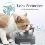 OOFAH Raised Cat Bowls Stainless Steel Material, Tilted Elevated Cat Bowl Food and Water Bowls,Pet Feeding Bowls for Cats and Small Dogs OOFAH Raised Cat Bowls Stainless Steel Material, Tilted Elevated Cat Bowl Food and Water Bowls,Pet Feeding Bowls for Cats and Small Dogs