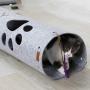 ''N/A'' Cat Tunnel Can Be Used for Indoor Cat Play with Bell Butterfly Toy DIY Stitching