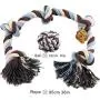CooElc EylbKey Dog Rope Toys for Aggressive Chewers, Dog Pet Rope Toys 3 Feet 5 Knots Indestructible Dog Toys, Safe Chew Dog Toys for Medium Large Breed(Dog Rope Tug Ball) CooElc EylbKey Dog Rope Toys for Aggressive Chewers, Dog Pet Rope Toys 3 Feet 5 Knots Indestructible Dog Toys, Safe Chew Dog Toys for Medium Large Breed(Dog Rope Tug Ball)