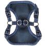 Pet Life Flam-Bowyant Mesh Reversible And Breathable Adjustable Dog Harness W/ Designer Bowtie