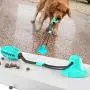 WeTest Interactive Dog Ropes Toy Molar Chew Toy, Self-Playing Rubber Ball Toy with Suction Cup for Pet Teeth Cleaning, Blue (LJ-JSL-110101) WeTest Interactive Dog Ropes Toy Molar Chew Toy, Self-Playing Rubber Ball Toy with Suction Cup for Pet Teeth Cleaning, Blue (LJ-JSL-110101)