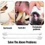 JOCHA 50 Piece Cat Dog Pet Toothbrush Set Double Headed Convenient Dental Hygiene Finger Brushes for Easy Safe Dog Cat Dental Care Teeth Clean (White) JOCHA 50 Piece Cat Dog Pet Toothbrush Set Double Headed Convenient Dental Hygiene Finger Brushes for Easy Safe Dog Cat Dental Care Teeth Clean (White)