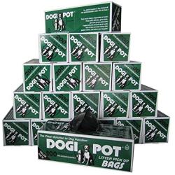 Dogipot 1402-20 20 Roll Case, Litter Pick up Bag Rolls, 200 Bags per Roll (4000 Bags) (8000 Bags)