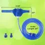PETMAKER Pet Shower Attachment- Dog Bathing Sprayer & Bath Brush- 2 Adapters for Hoses, Nozzles & Faucets- One Hand Grooming, Washing & Massaging PETMAKER Pet Shower Attachment- Dog Bathing Sprayer & Bath Brush- 2 Adapters for Hoses, Nozzles & Faucets- One Hand Grooming, Washing & Massaging