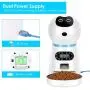 TTPet Automatic Cat Feeder, Timed Dog Food Dispenser, 3.5L Capacity, Stainless Steel Bowl, Portion Control, Voice Recording, Timer Programmable up to 4 Meals a Day TTPet Automatic Cat Feeder, Timed Dog Food Dispenser, 3.5L Capacity, Stainless Steel Bowl, Portion Control, Voice Recording, Timer Programmable up to 4 Meals a Day