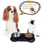 Pet Deluxe Dog Bowls Stainless Steel Dog Bowl with Non Spill Skid Resistant Silicone Mat 24/54 oz Double Pet Bowls Feeder Bowl for Dogs Cats and Pets Pet Deluxe Dog Bowls Stainless Steel Dog Bowl with Non Spill Skid Resistant Silicone Mat 24/54 oz Double Pet Bowls Feeder Bowl for Dogs Cats and Pets