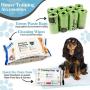 BH Investors New Puppy Starter Kit for Small and Medium Dogs | Dog Kit Includes Puppy Supplies, Chew Toys, Bed, Bowl, Shampoo, Harness and Leash, Grooming Kit, Training Pads - 14 Pack