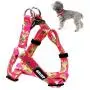 azuza No Pull Dog Harness, Basic Step in Puppy Harness, Adjustable Harness for Small and Medium Dogs with Cute Patterns in Bright Color azuza No Pull Dog Harness, Basic Step in Puppy Harness, Adjustable Harness for Small and Medium Dogs with Cute Patterns in Bright Color