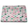 DayDayFun Teal and White Pet Food Mat Old Fashioned Lattice Tangled Lines Classical Mosaic Housebreaking Absorption Pads Turquoise Orange White DayDayFun Teal and White Pet Food Mat Old Fashioned Lattice Tangled Lines Classical Mosaic Housebreaking Absorption Pads Turquoise Orange White