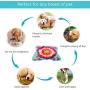 SITADI. Snuffle Mat for Dogs Feeding Mats(28''x 28'') Foraging Puzzle Toys for Large and Small Puppies Durable and Washable with Dog Chew Ring Licking Mat
