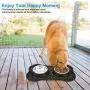 AsFrost Dog Food Bowls Stainless Steel Pet Bowls & Dog Water Bowls with No-Spill and Non-Skid, Feeder Bowls with Dog Bowl Mat for Dogs Cats and Pets AsFrost Dog Food Bowls Stainless Steel Pet Bowls & Dog Water Bowls with No-Spill and Non-Skid, Feeder Bowls with Dog Bowl Mat for Dogs Cats and Pets