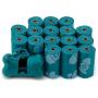 Best Pet Supplies Dog Poop Bags for Waste Refuse Cleanup, Doggy Roll Replacements for Outdoor Puppy Walking and Travel, Leak Proof and Tear Resistant, Thick Plastic - Turquoise, 240 Bags