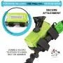 Pet Dreamland Dog Waste Bag Dispenser - Poop Bag Dispenser for Leash - Includes one Free Roll of Doggie Poop Bags - Zippered Pouch, Hook&Loop Straps and Carabiner Clip for Easy Carry (Green)