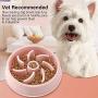 YajieSell Slow Feeder Bowl for Dog,Eco-Friendly Durable Non-Toxic Preventing Choking Healthy Design