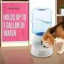 Zento Deals Automatic Pet Water Self-Dispenser Premium Quality Self-Dispensing Gravity Drinking Pet Waterer, 3.7 Liters Capacity Zento Deals Automatic Pet Water Self-Dispenser Premium Quality Self-Dispensing Gravity Drinking Pet Waterer, 3.7 Liters Capacity