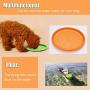Legendog 2 Pcs Dog Flying Disc Rubber Catcher Toy 9 Inch Large Dog Toys