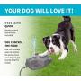 Dog Water Fountain Step On Dog Sprinkler Toy, Easy Paw Activated Drinking Pet Dispenser with 3-Pattern Spray Modes for Small Medium Large Dogs Happiness and Fun, Including 9.8ft Hose & 2-Way Splitter