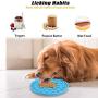 Tuuzeo Slow Feeder Dog Bowls, Lick Mat for Dogs Paw-Shaped Calming Pet Pad for Anxiety Relief, Lick Mat Dog Cat New Version Perfect for Dog Food, Cat Food, Peanut Butter or Yogurt