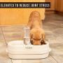 Store-N-Feed Adjustable Raised Dog Bowl, Dog Feeder & Dog Food Storage Containers - Large Dog Bowl Stand Adjusts from 8'' to 12'' (Dog Food Container, Unique Dog Water Bowl Dispenser and Dog Food Bowl)