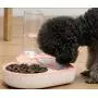 ALBOLET Heart-Shaped Cat Dog Water and Food Bowl, Double Cat Dog Bowl Pet Automatic Water Dispenser Detachable Cat&Dog Feeder Bowl No-Spill Pet Food Water Bowl for Cats and Small Dog ALBOLET Heart-Shaped Cat Dog Water and Food Bowl, Double Cat Dog Bowl Pet Automatic Water Dispenser Detachable Cat&Dog Feeder Bowl No-Spill Pet Food Water Bowl for Cats and Small Dog